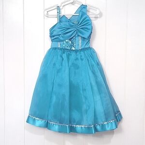 Kiki Blue Sequin Blue Dress
